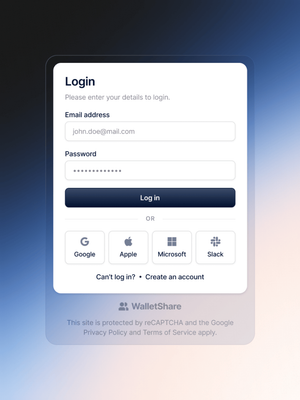 Login Form