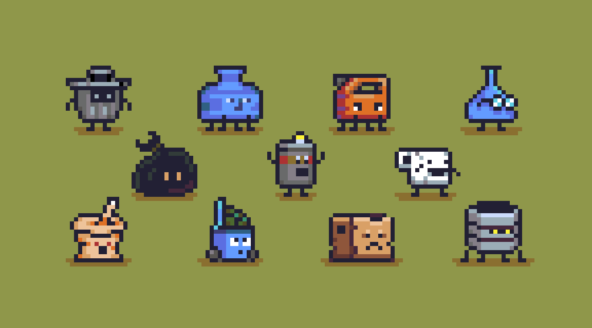 Pixel art piece