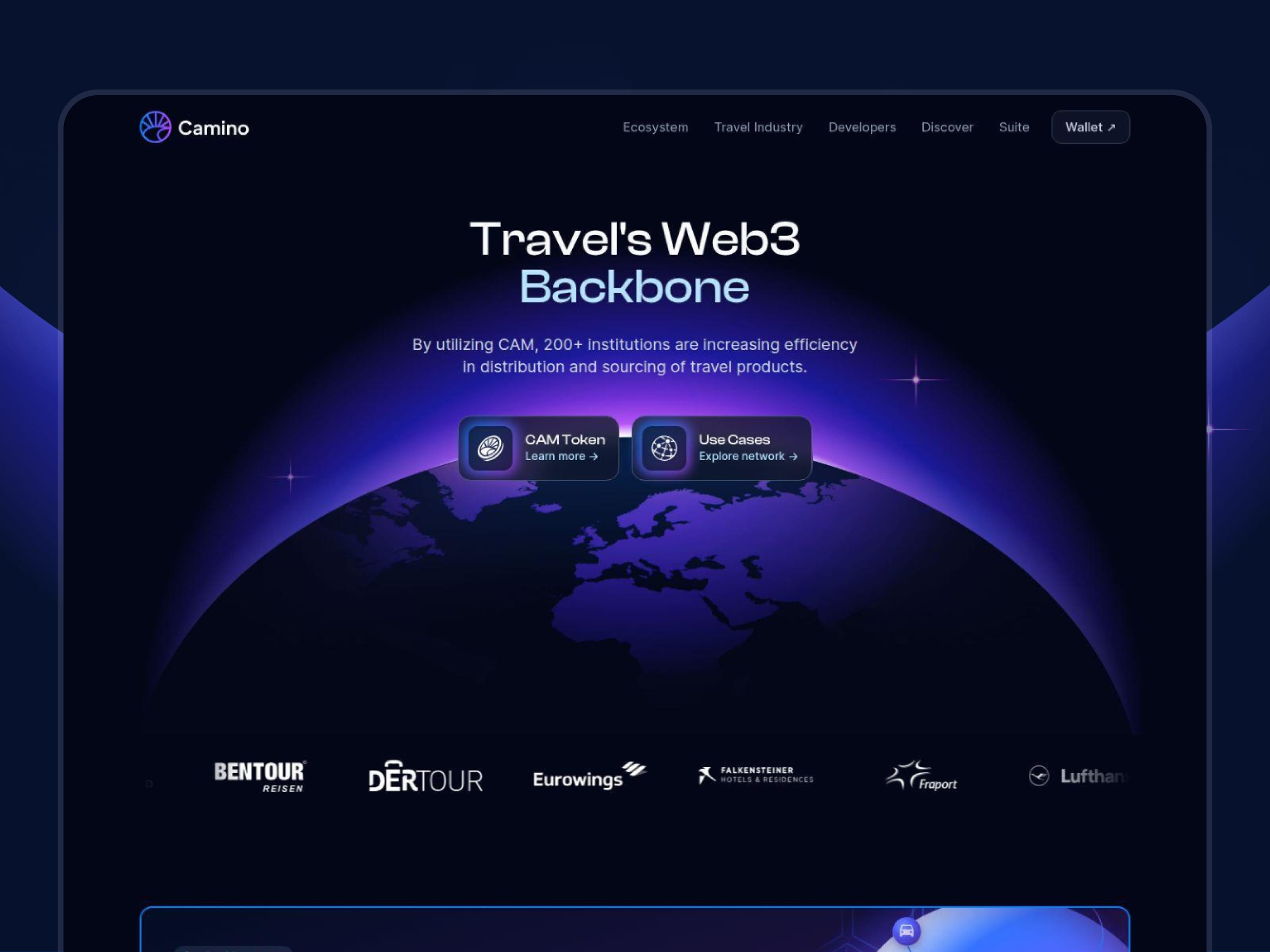 Camino Network website