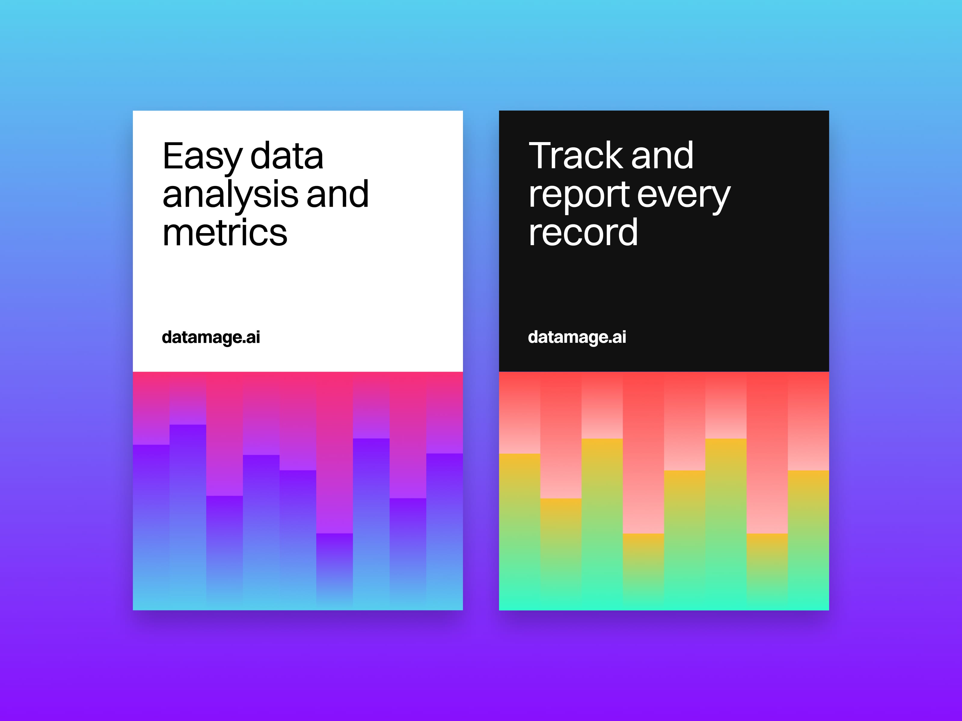 Data card mockup