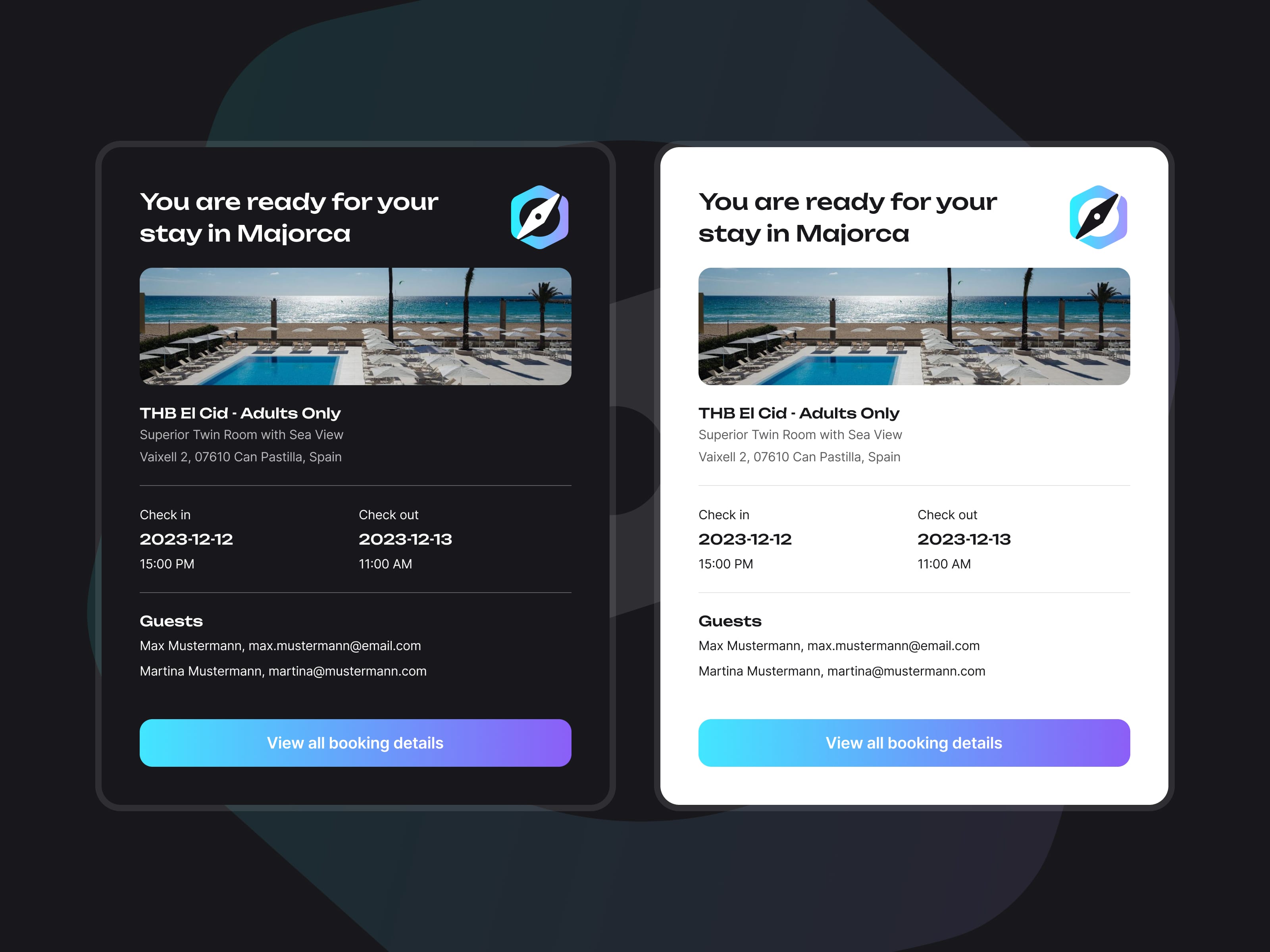 Sleap email design