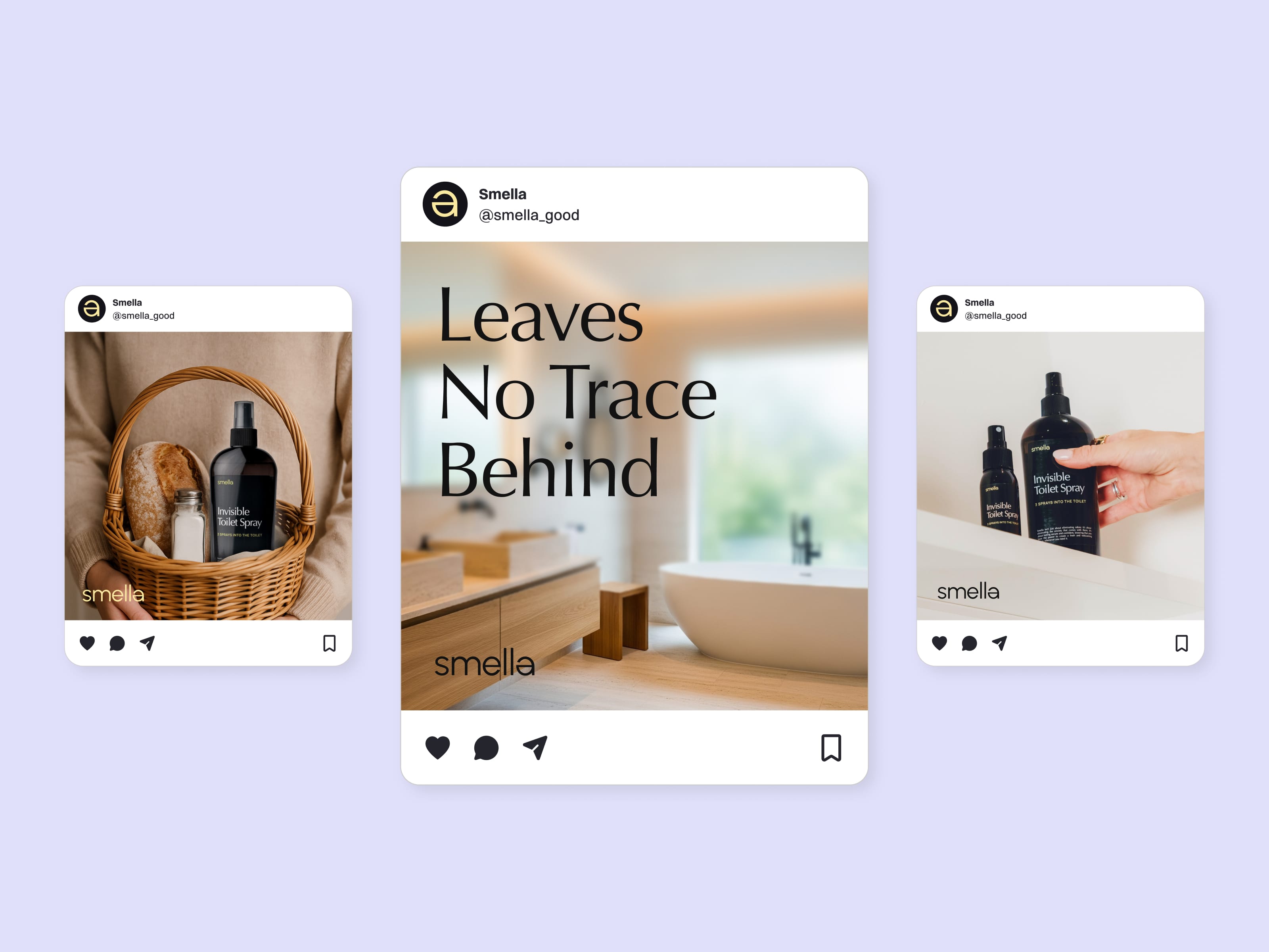 Smella social media designs